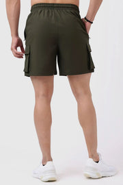 Delta Cargo Shorts Army Green by Fuaark Nz