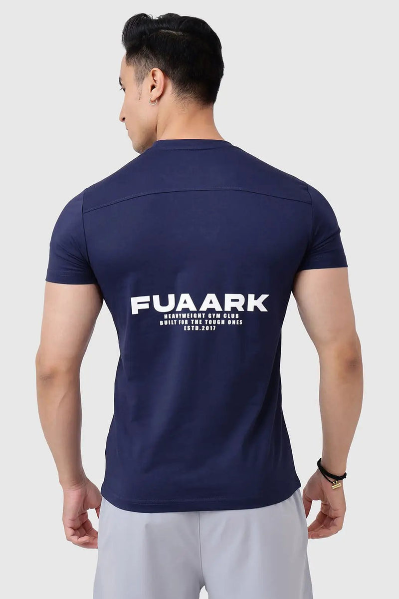 Pulse T-shirt Navy by Fuaark Nz