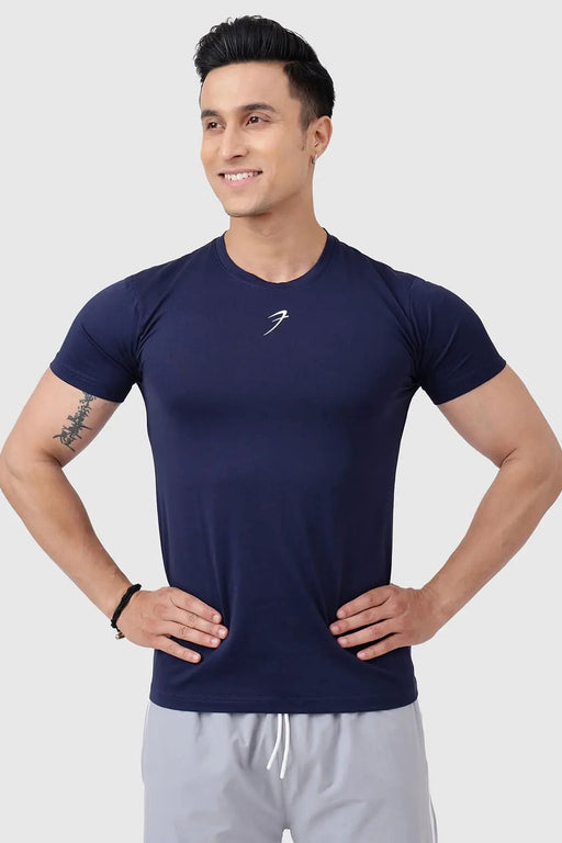 Pulse T-shirt Navy by Fuaark Nz