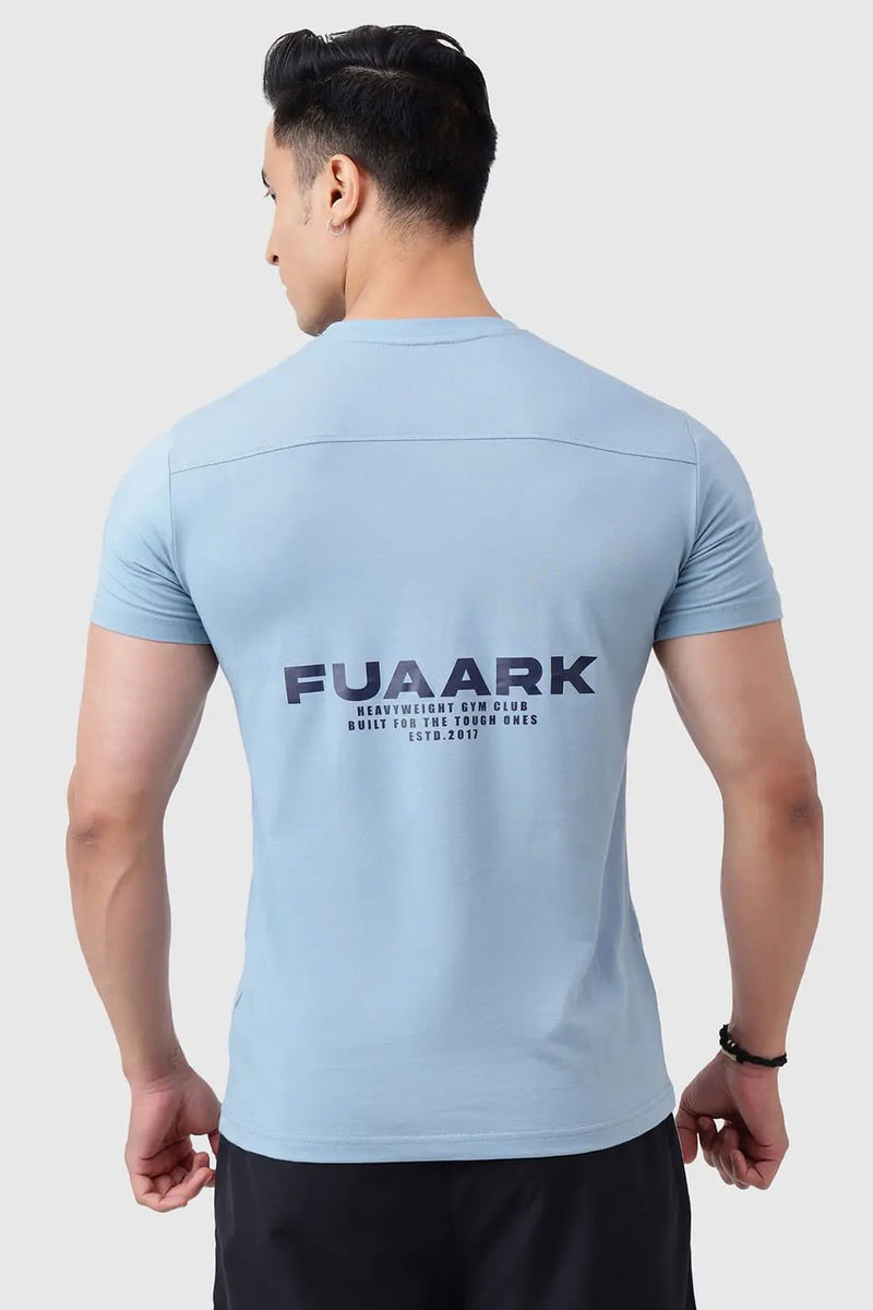 Pulse T-shirt Light Blue by Fuaark Nz