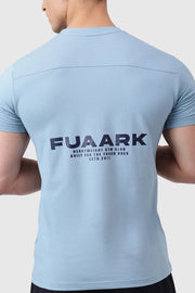 Pulse T-shirt Light Blue by Fuaark Nz