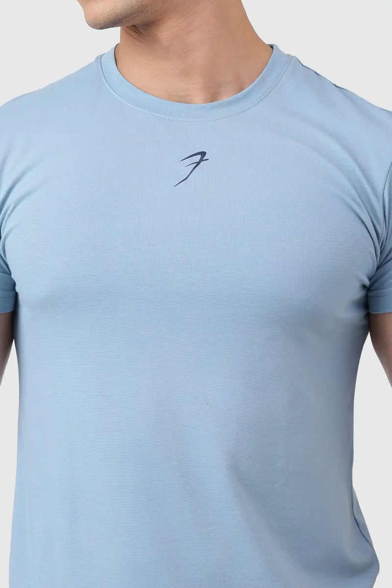Pulse T-shirt Light Blue by Fuaark Nz