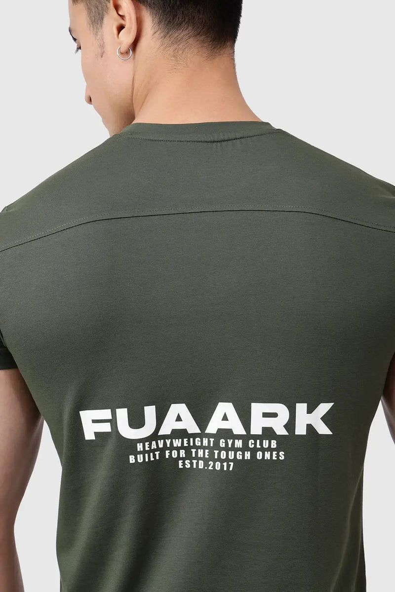 Pulse T-shirt Olive by Fuaark Nz