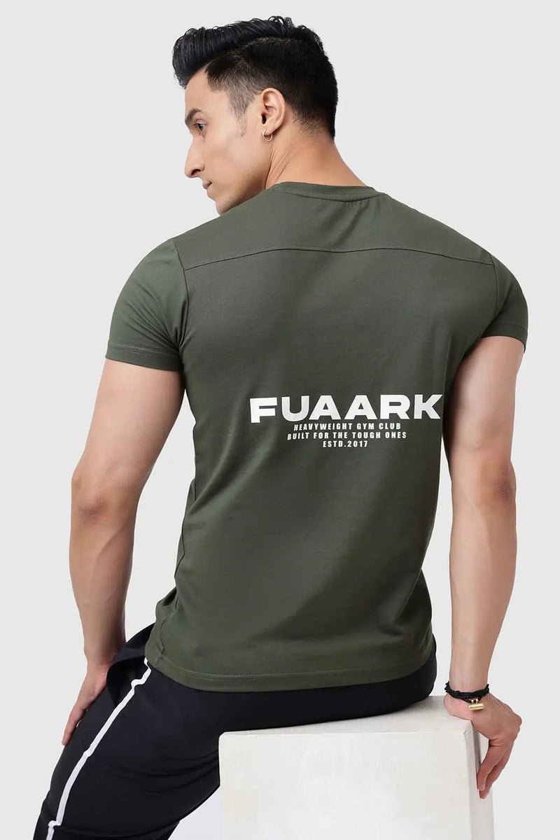 Pulse T-shirt Olive by Fuaark Nz