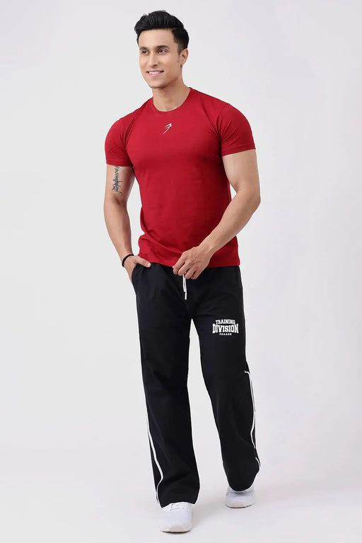 Pulse T-shirt Deep Red by Fuaark Nz