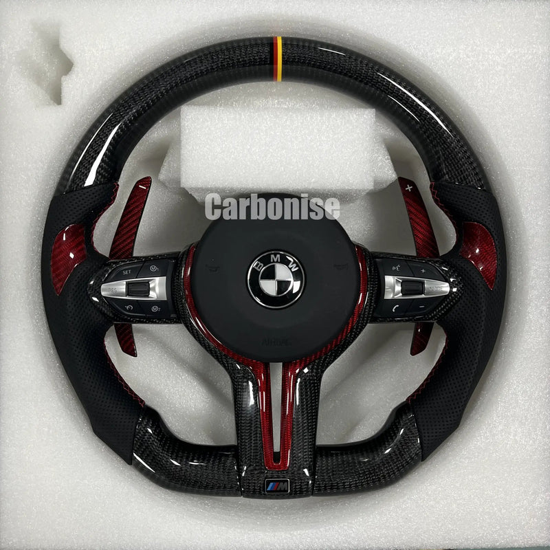 BMW Steering Wheel (Carbon Fiber+Perforated Leather) @25 by CARBONISE