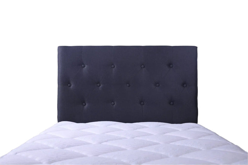 Fenland Headboard Black King Single by sue-e furniture