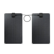 25W Portable Solar Panel Charger with USB & 12V DC Output by Habicare