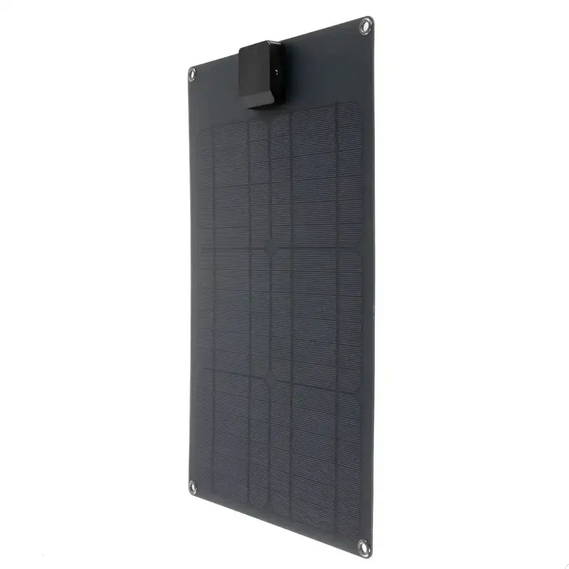 25W Portable Solar Panel Charger with USB & 12V DC Output by Habicare