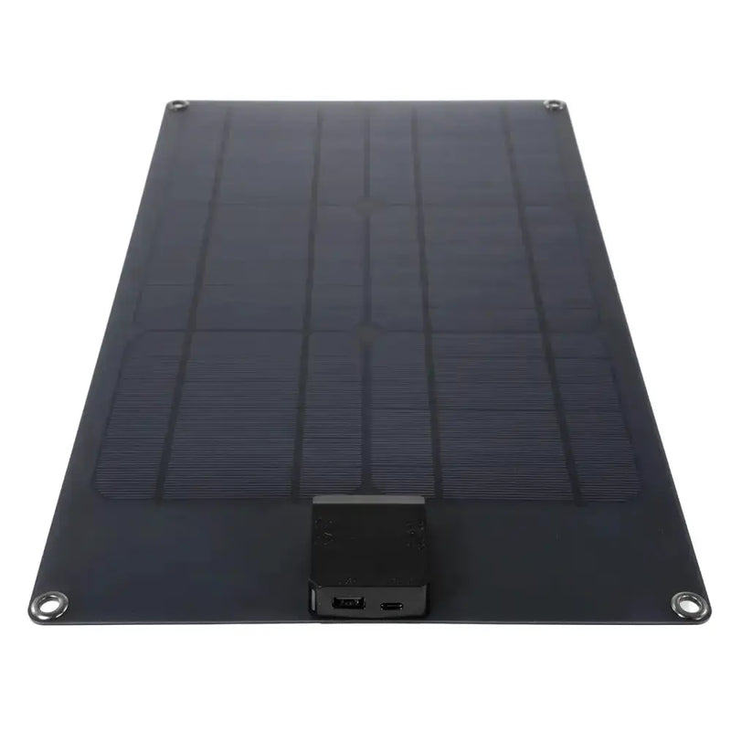 25W Portable Solar Panel Charger with USB & 12V DC Output by Habicare
