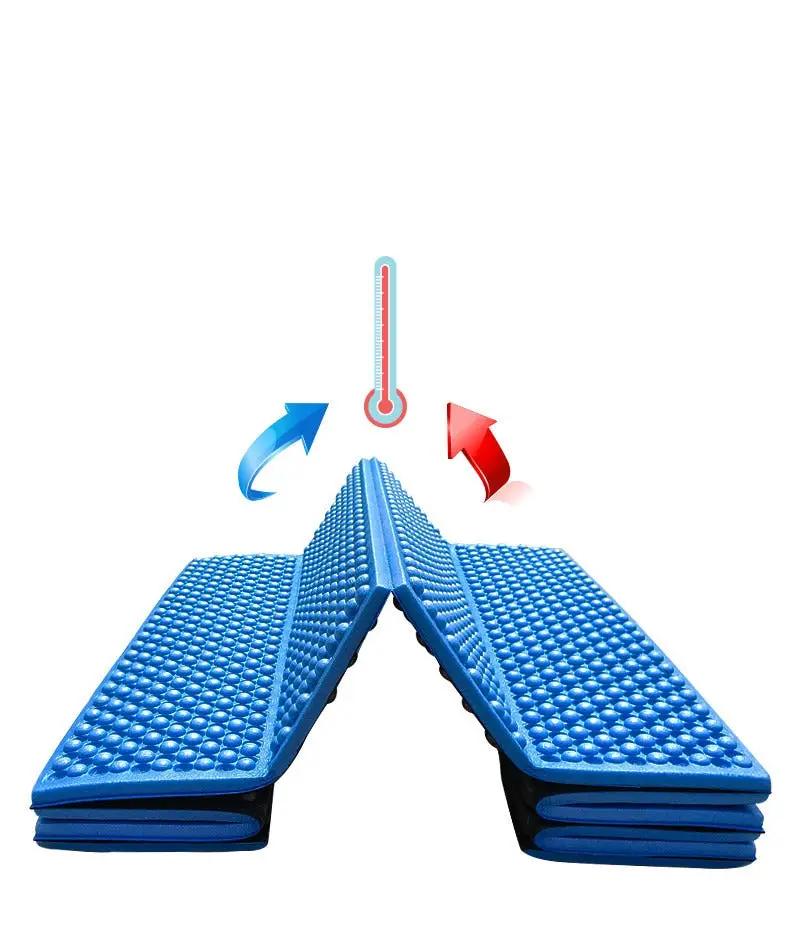 Folding Outdoor Egg Crate Foam Sleeping Pad by Mead's Supply & Equipment Outfitters limited