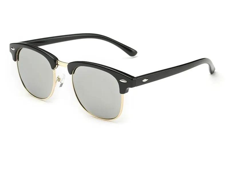 SILVER Mirror Lens HD Polarized Lens Sunglasses Anti-Blue Ray Hydrophobic by dealonline.co.nz