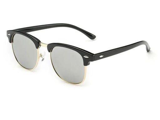 SILVER Mirror Lens HD Polarized Lens Sunglasses Anti-Blue Ray Hydrophobic by dealonline.co.nz