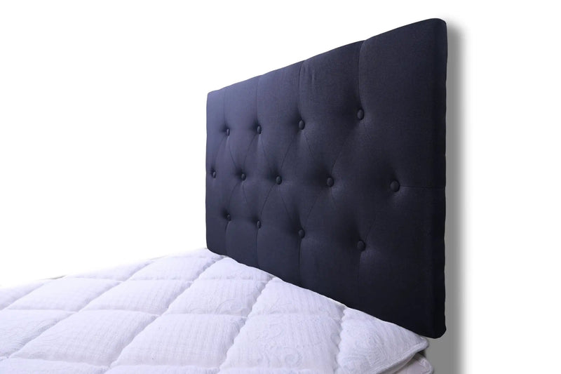 Fenland Headboard Black King Single by sue-e furniture