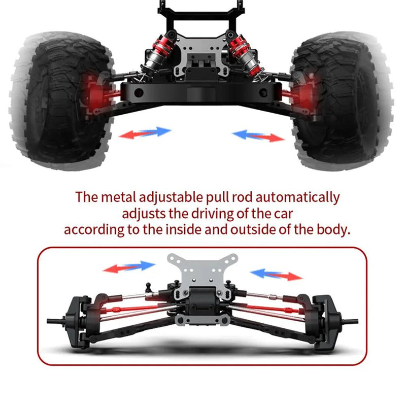 46+ kmh 4WD Electric High Speed RC Truggy Off-Road 1:10 Vehicle Models by dealonline.co.nz