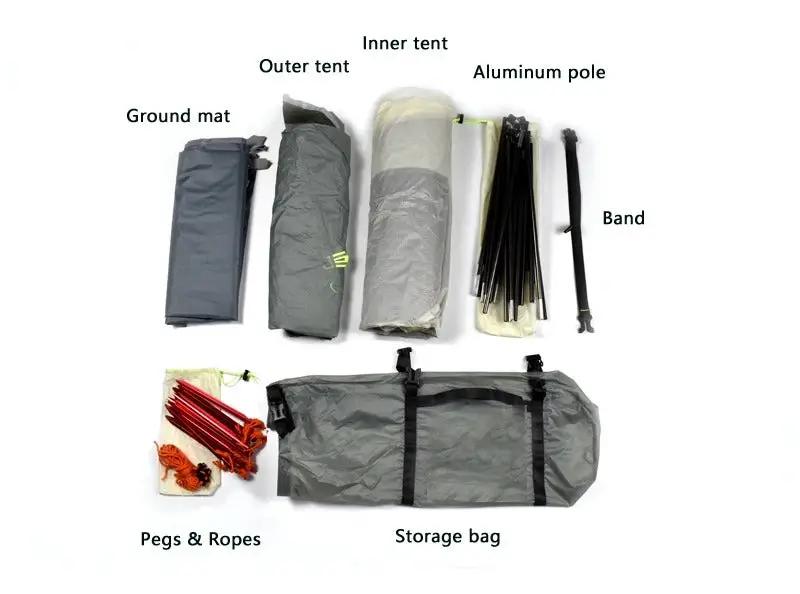 Four Season Double Layer Camping Tent - 2-3 Person Aluminum Pole Waterproof Tent by Mead's Supply & Equipment Outfitters limited