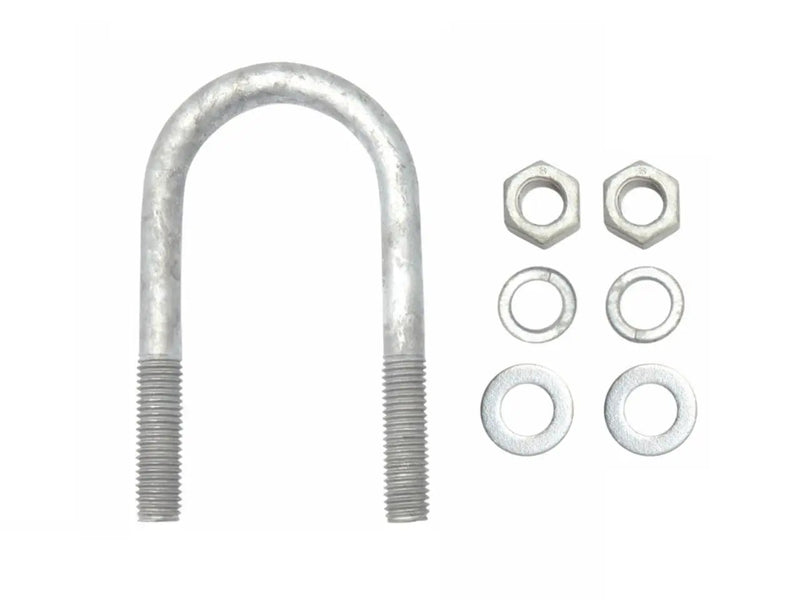 Round U Bolt M10 43x110mm With Nuts For Trojan Jockey Wheel Mounting by Trojan