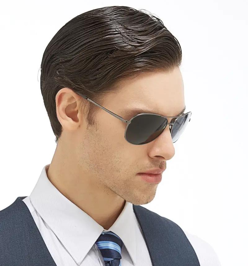 HD Polarized Sunglasses UV400 Blue Light Blocking Hydrophobic Case