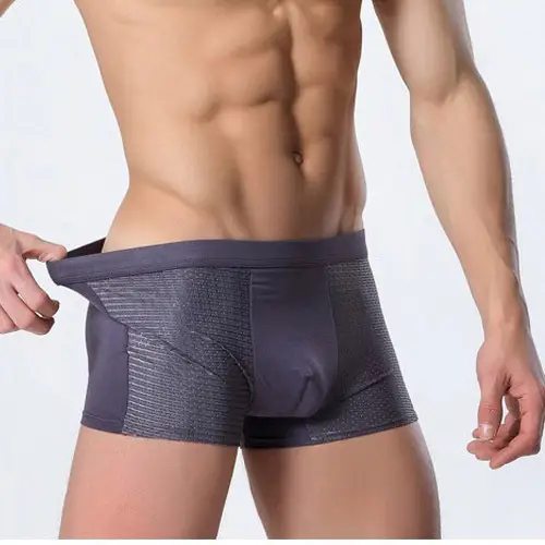 Men's Modal Boxer Shorts — Breathable Mesh Mid-Waist Underwear | Single & 4-Pack by Mead's Supply & Equipment Outfitters limited