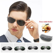 HD Polarized Lens Sunglasses Anti-Blue Ray Hydrophobic with Case by dealonline.co.nz