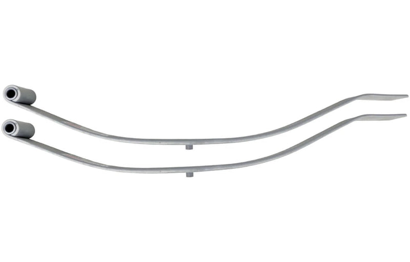 Taper Leaf Slipper Spring - 2000kg pair (BE970815) shown from top view, highlighting its paint coated finish.