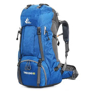 Mead's Supply & Equipment Outfitters limited Backpacks & Hiking Bags 60L Hiking Backpack with Rain Cover — Lightweight Nylon Trekking Pack 60L Hiking Backpack with Rain Cover — Lightweight Nylon Trekking Pack