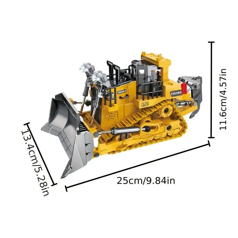 Remote Control Engineering Vehicles Series - 1:24 Bulldozer 9 Channels 2.4G by dealonline.co.nz