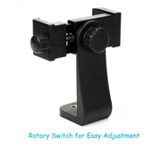 Action Outdoors Limited 360-Degree Rotating Phone Stand with Adjustable Clamp 360-Degree Rotating Phone Stand with Adjustable Clamp