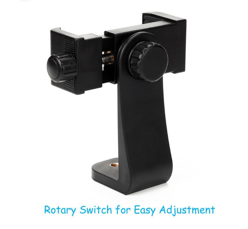 Action Outdoors Limited 360-Degree Rotating Phone Stand with Adjustable Clamp 360-Degree Rotating Phone Stand with Adjustable Clamp