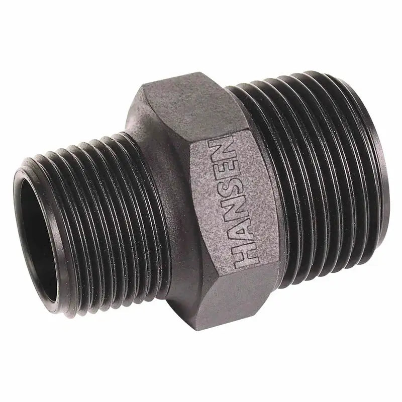 Hansen Reducing Hex Nipple – Male BSPT x Male BSPT by Filtration Station NZ