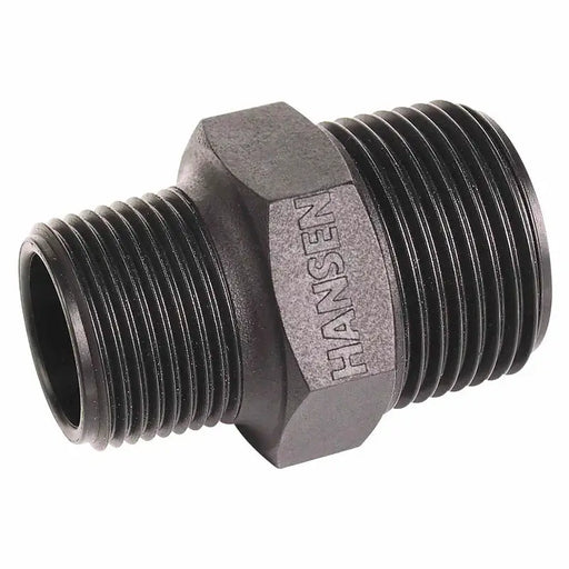 Hansen Reducing Hex Nipple – Male BSPT x Male BSPT by Filtration Station NZ