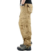 Khaki Military Cargo Pants for Men - Casual Tactical Wear by Mead's Supply & Equipment Outfitters limited