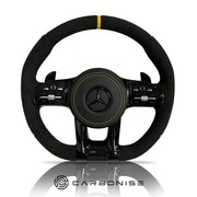Mercedes-Benz Steering Wheel (Full Alcantara) #28 by CARBONISE