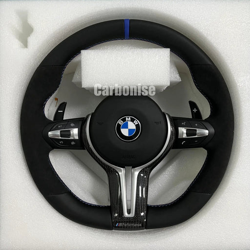 BMW Steering Wheel (Leather+Alcantara) @28 by CARBONISE