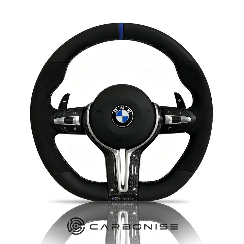 BMW Steering Wheel (Leather+Alcantara) @28 by CARBONISE