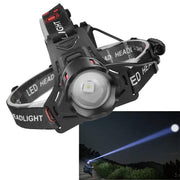 Super Bright LED Camping Headlamp Rechargeable Headlight Head Torch Fishing Light by China Dropship