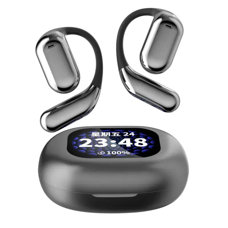 Mead's Supply & Equipment Outfitters limited Bluetooth Headset LED Display Bluetooth Headset – Q16 & Q16 Pro Wireless Ear Hook LED Display Bluetooth Headset – Q16 & Q16 Pro Wireless Ear Hook