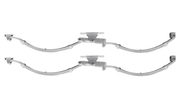 Slipper Eye Type - 2200kg - 45mm wide - Pair of trailer suspension components.