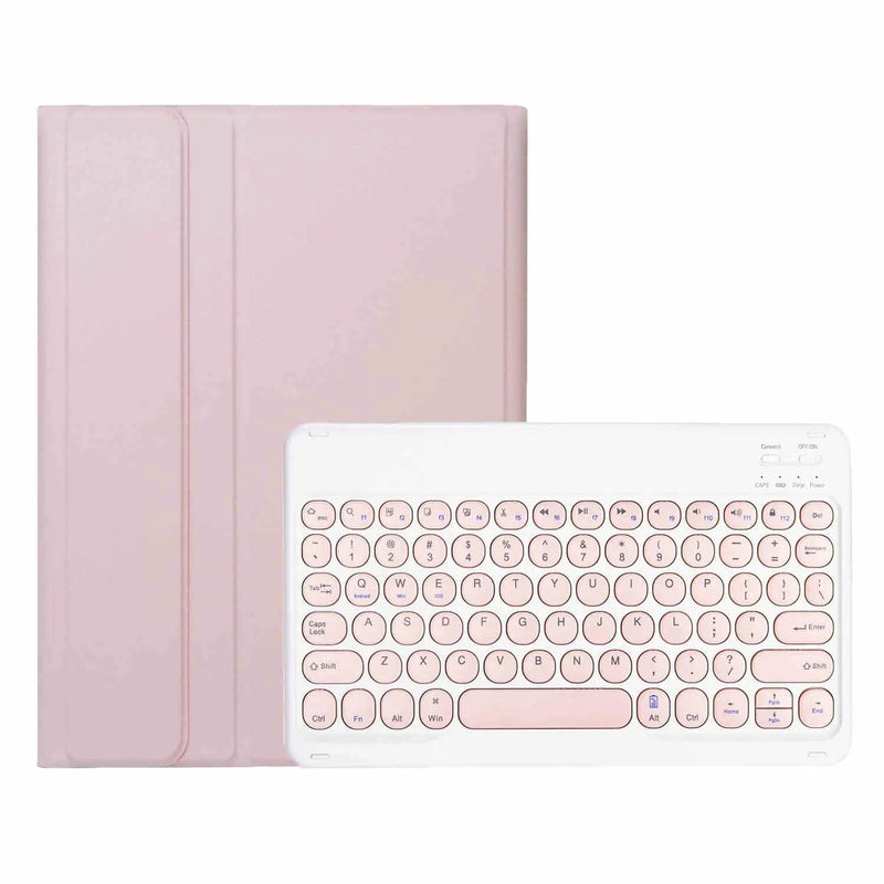 iPad 10Gen 10.9, iPad 11 (A16 2025) Keyboard Case - Pink by salelink.co.nz
