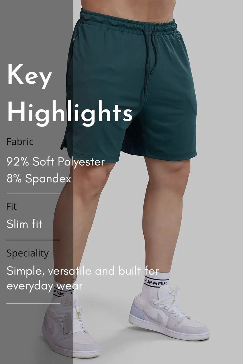 Rush Shorts Forest Green by Fuaark Nz