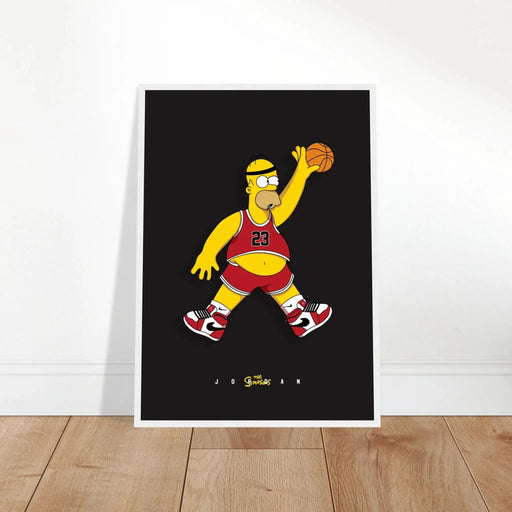 Homer x Jordan Limited Edition by Blank Wall Print Shop