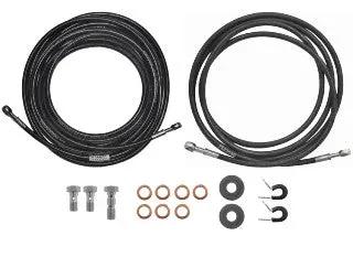 S/S Teflon Hose Kit - Banjo to Banjo - 1x2.5m & 1x5.5m