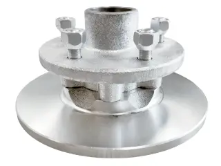 Hub - 225mm - 5 X 4-1/2" X 1/2" - Cast Iron Disc