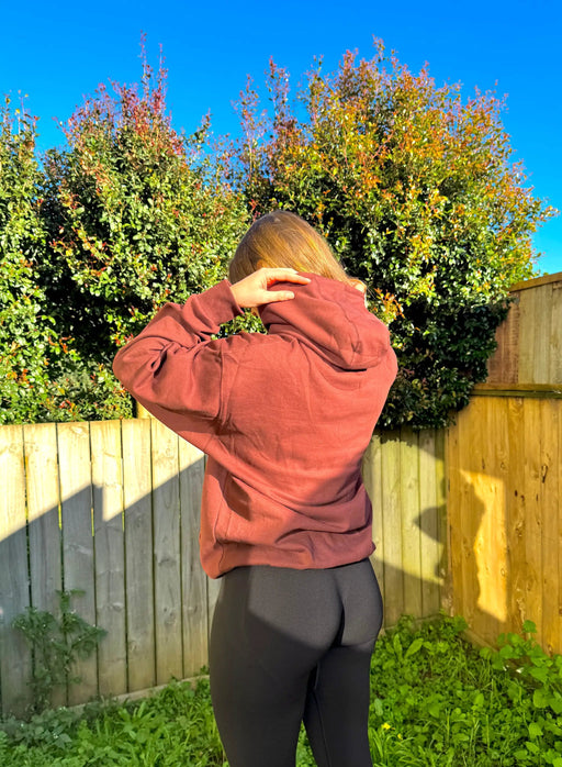 Unisex Signature Oversized Hoodies Brown by Fuaark Nz