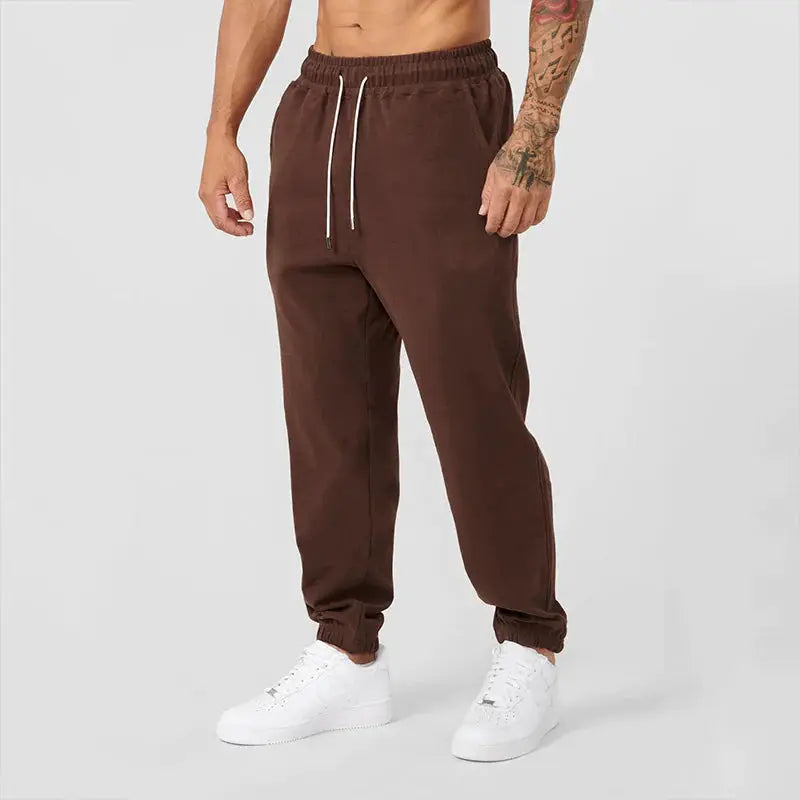 Men's Track Sweatpants - Athletic Joggers with Side Stripe by Mead's Supply & Equipment Outfitters limited