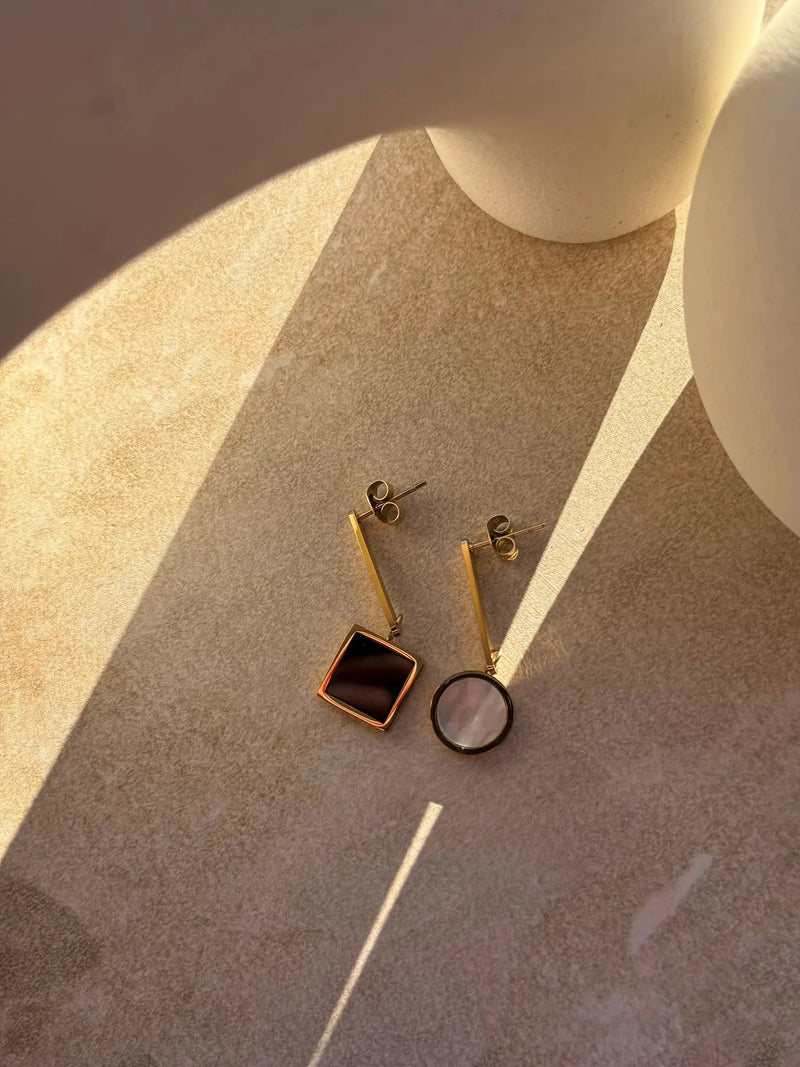 Aorangi Gold Earrings by Tahana Jewellery