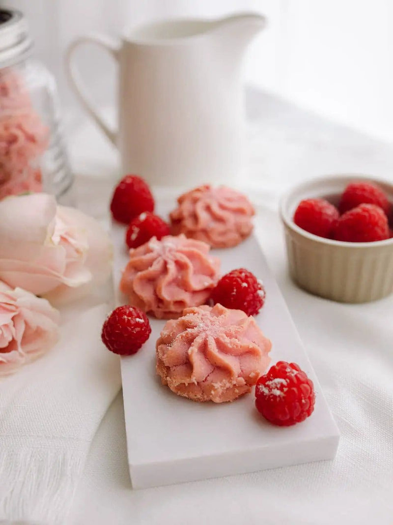Lowrey Foods Butter Cookies Lowrey Raspberry Butter Cookies Gift Tin | New Zealand Made Lowrey Raspberry Butter Cookies Gift Tin | New Zealand Made