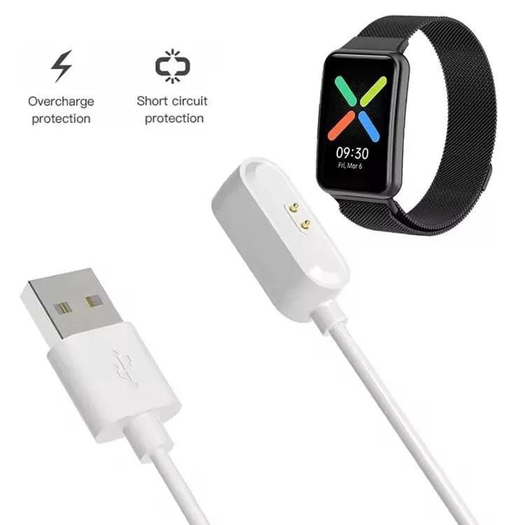 USB-A Charger for OPPO Watch Free (White) 1m by That Watch Shop