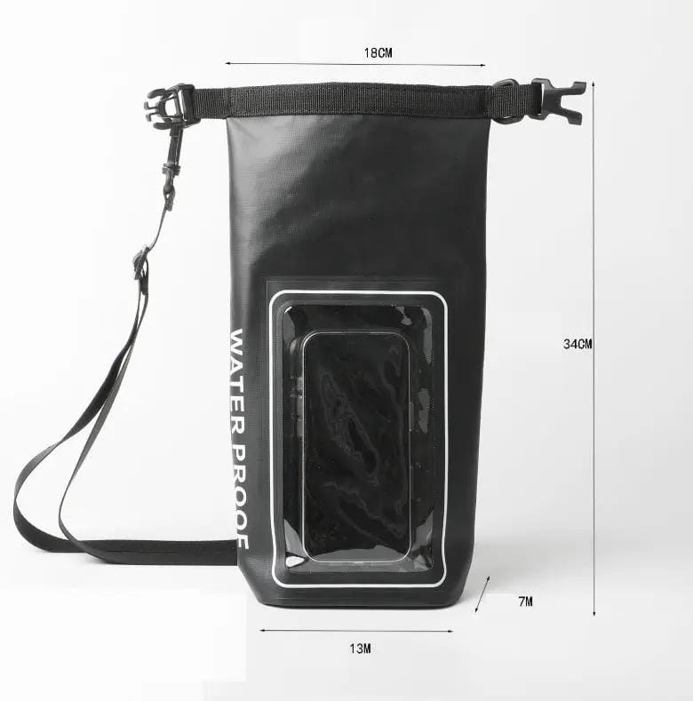 g8buynz 2L Dry Bag 500D PVC Outdoor Phone Protection Crossbody Bag 2L Dry Bag 500D PVC Outdoor Phone Protection Crossbody Bag