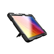 Samsung Galaxy Tab S9 FE Rugged Shockproof Case with Kickstand (Black) by techplus